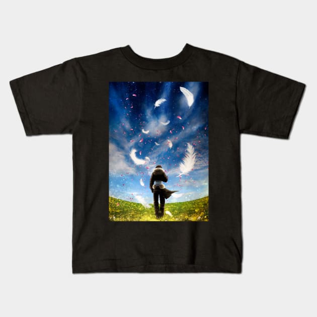 Waiting for you Kids T-Shirt by mcashe_art